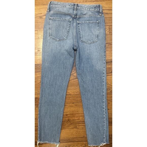 Gap Jeans Womens Size 2 Blue Boyfriend 26 R - Picture 8 of 10